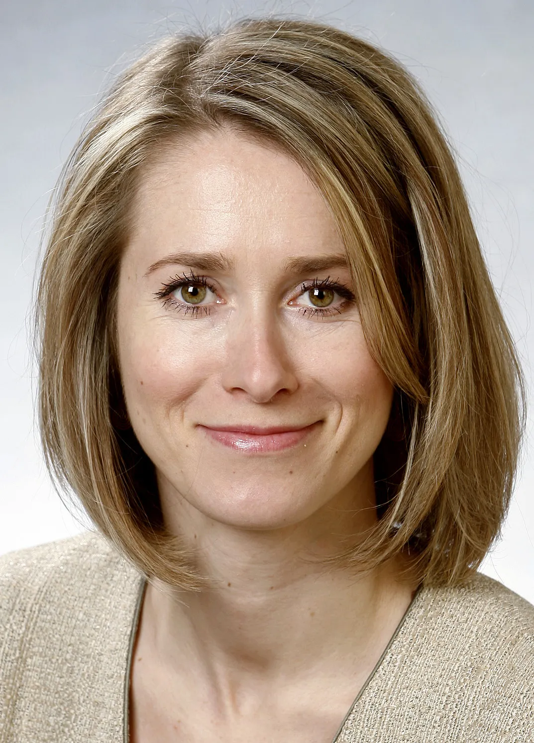 Portret van Kaja Kallas, de hoge vertegenwoordiger van de EU voor buitenlands beleid.
